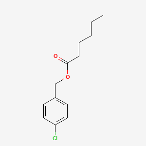 molecular formula C13H17ClO2 B13989119 4-Chlorobenzyl hexanoate CAS No. 30692-70-7