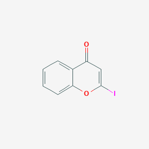 molecular formula C9H5IO2 B13989156 2-Iodo-4H-1-benzopyran-4-one 