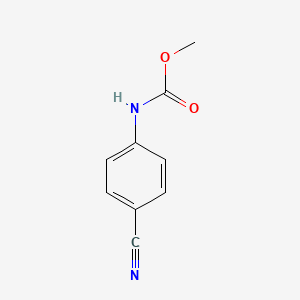 molecular formula C9H8N2O2 B13989171 Methyl N-(4-cyanophenyl)carbamate CAS No. 94563-11-8