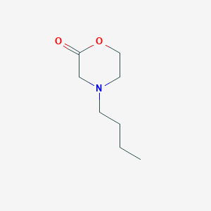 molecular formula C8H15NO2 B13989181 4-Butylmorpholin-2-one CAS No. 68182-84-3
