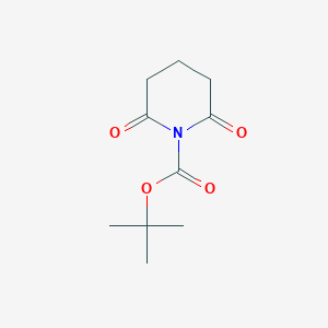 molecular formula C10H15NO4 B13989256 Tert-butyl 2,6-dioxopiperidine-1-carboxylate 