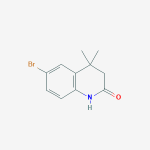 6-Bromo-3,4-dihydro-4,4-dimethylquinolin-2(1H)-one