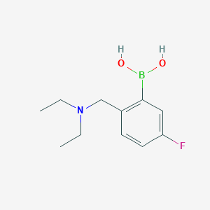 (2-((Diethylamino)methyl)-5-fluorophenyl)boronic acid
