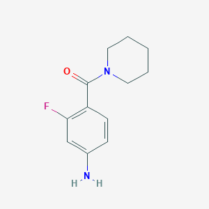 (4-Amino-2-fluorophenyl)-piperidin-1-yl-methanone