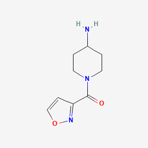 1-(1,2-Oxazole-3-carbonyl)piperidin-4-amine