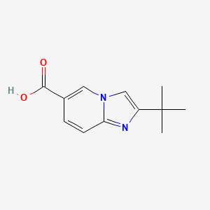 2-Tert-butylimidazo[1,2-a]pyridine-6-carboxylic acid