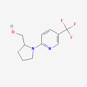 (1-(5-(Trifluoromethyl)pyridin-2-yl)pyrrolidin-2-yl)methanol