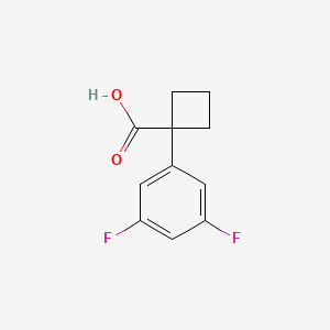 molecular formula C11H10F2O2 B1398959 1-(3,5-Difluorophenyl)cyclobutanecarboxylic acid CAS No. 1249568-55-5