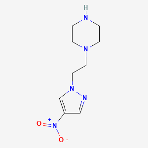 1-[2-(4-Nitro-1H-pyrazol-1-yl)ethyl]piperazine