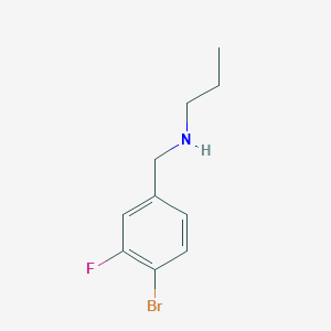 [(4-Bromo-3-fluorophenyl)methyl](propyl)amine