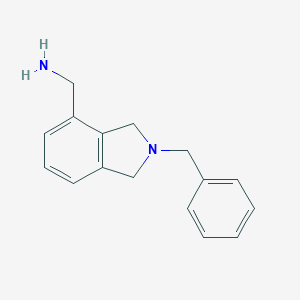 molecular formula C16H18N2 B139897 (2-Benzylisoindolin-4-YL)methanamine CAS No. 127169-00-0