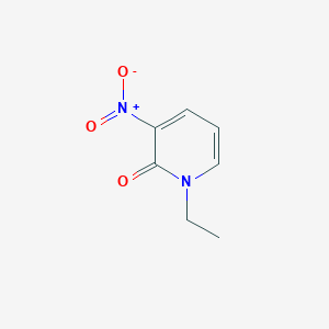 molecular formula C7H8N2O3 B13989731 1-Ethyl-3-nitro-2(1H)-pyridinone 