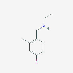 molecular formula C10H14FN B1398976 Ethyl[(4-fluoro-2-methylphenyl)methyl]amine CAS No. 1248091-26-0