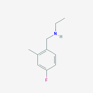 Ethyl[(4-fluoro-2-methylphenyl)methyl]amine