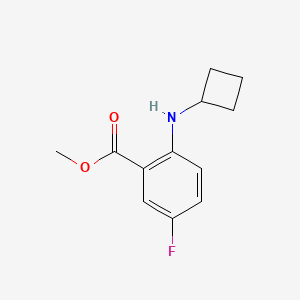 Methyl 2-(cyclobutylamino)-5-fluorobenzoate