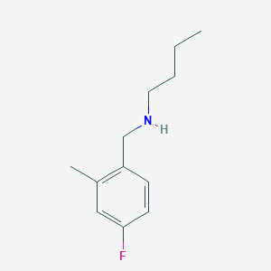 Butyl[(4-fluoro-2-methylphenyl)methyl]amine