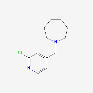 1-[(2-Chloropyridin-4-yl)methyl]azepane