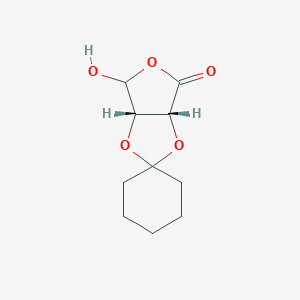 molecular formula C10H14O5 B139900 (2R,3S)-2,3,4-Trihydroxy-gamma-butyrolactone 2,3-Cyclohexyl Ketal CAS No. 186803-48-5