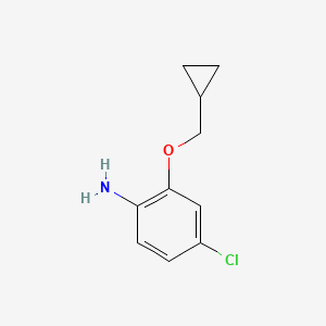 4-Chloro-2-(cyclopropylmethoxy)aniline