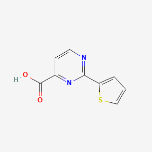 2-(Thiophen-2-yl)pyrimidine-4-carboxylic acid