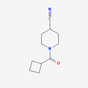 1-Cyclobutanecarbonylpiperidine-4-carbonitrile
