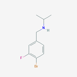 [(4-Bromo-3-fluorophenyl)methyl](propan-2-yl)amine