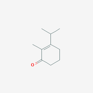 molecular formula C10H16O B139901 2-Methyl-3-propan-2-ylcyclohex-2-en-1-one CAS No. 139697-80-6
