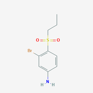 3-Bromo-4-(propane-1-sulfonyl)aniline
