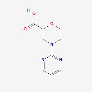 4-(Pyrimidin-2-yl)morpholine-2-carboxylic acid