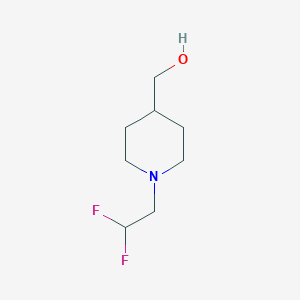 [1-(2,2-Difluoroethyl)piperidin-4-yl]methanol
