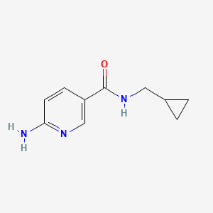 6-amino-N-(cyclopropylmethyl)pyridine-3-carboxamide