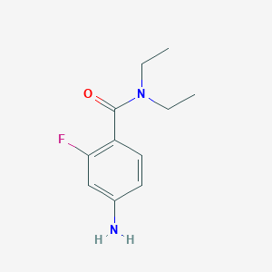 4-amino-N,N-diethyl-2-fluorobenzamide