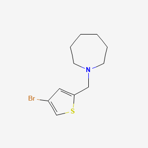 1-[(4-Bromothiophen-2-yl)methyl]azepane