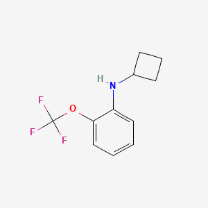 molecular formula C11H12F3NO B1399031 N-cyclobutyl-2-(trifluoromethoxy)aniline CAS No. 1248281-44-8