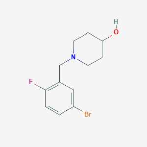 1-(5-Bromo-2-fluorobenzyl)piperidin-4-ol