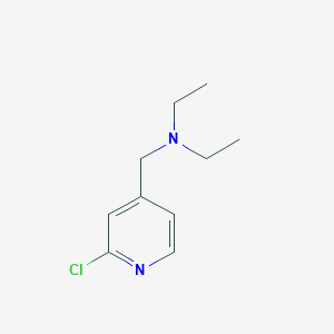 molecular formula C10H15ClN2 B1399039 [(2-Chloropyridin-4-yl)methyl]diethylamine CAS No. 1247361-50-7