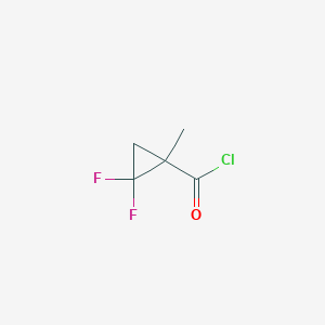 2,2-Difluoro-1-methylcyclopropane-1-carbonyl chloride