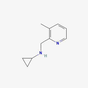 N-[(3-methylpyridin-2-yl)methyl]cyclopropanamine
