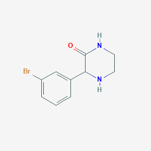 3-(3-Bromophenyl)piperazin-2-one