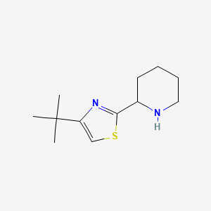2-(4-Tert-butyl-1,3-thiazol-2-yl)piperidine