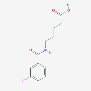 Pentanoic acid, 5-[(3-iodobenzoyl)amino]-