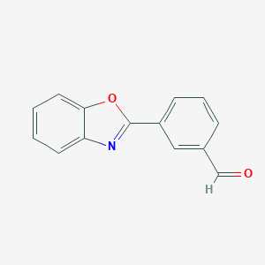molecular formula C14H9NO2 B139906 3-(1,3-苯并恶唑-2-基)苯甲醛 CAS No. 141581-19-3