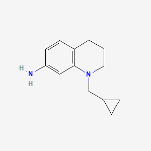 1-Cyclopropylmethyl-1,2,3,4-tetrahydroquinolin-7-ylamine