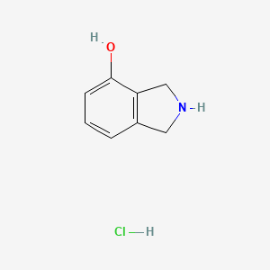 molecular formula C8H10ClNO B1399066 Isoindolin-4-ol hydrochloride CAS No. 72695-20-6