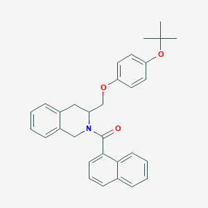 [3-[[4-(1,1-Dimethylethoxy)phenoxy]methyl]-3,4-dihydro-2(1H)-isoquinolinyl]-1-naphthalenylmethanone