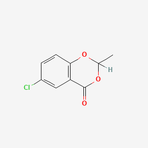 molecular formula C9H7ClO3 B13990743 6-Chloro-2-methyl-1,3-benzodioxin-4-one CAS No. 63917-57-7
