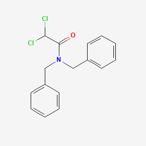 molecular formula C16H15Cl2NO B13990759 n,n-Dibenzyl-2,2-dichloroacetamide CAS No. 42277-06-5