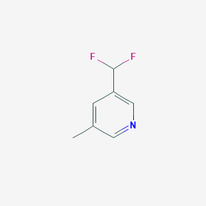 molecular formula C7H7F2N B1399077 3-(Difluoromethyl)-5-methylpyridine CAS No. 1374659-24-1