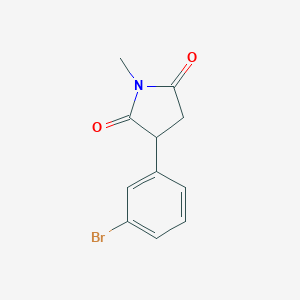 molecular formula C11H10BrNO2 B139908 N-Methyl-3-bromophenylsuccinimide CAS No. 139261-88-4