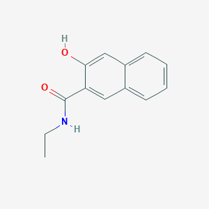 molecular formula C13H13NO2 B13990824 2-Naphthalenecarboxamide,N-ethyl-3-hydroxy- CAS No. 6272-12-4